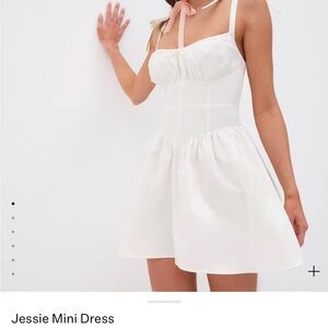 For Love and Lemons Jessie White Mini Dress